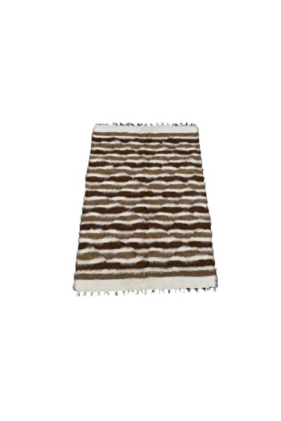 Zehra Abla Halı Yeni El Dokuma Eşsiz Seccade Tiftik Yün Siirt Battaniyesi Kilim
