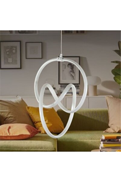 Home LEVENT Modern Beyaz Kasa Beyaz Işık Imza Ledli Avize Yatak Odası,antre,h...