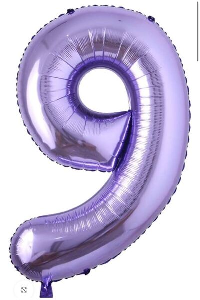 Çemrek Süs Parti Mor 9 yaş folyo balon 40”