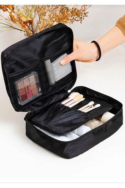 tozlupazar Sada kosmetických kufrů na make-up se 4 přihrádkami | Pečující cestovní kosmetická taška na make-up