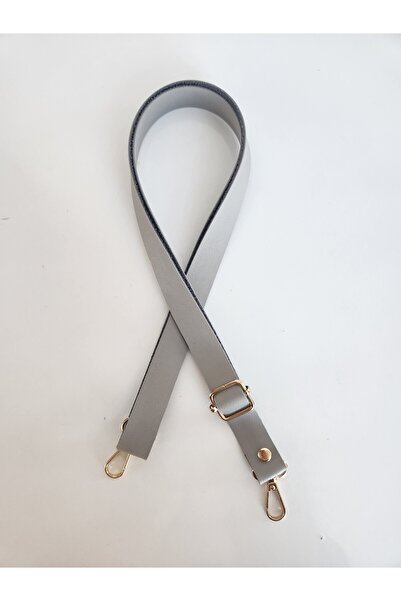 FERİHA HOBİ AKSESUAR حزام حقيبة طويل قابل للتعديل من الجلد بتفاصيل ذهبية - 12...