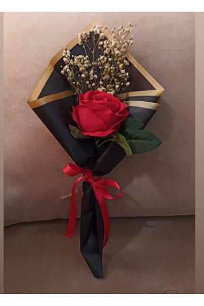 Merveparti Μονό τριαντάφυλλο, υπόσχεση, δώρο για τον καφέ, δώρο για τον εραστ...