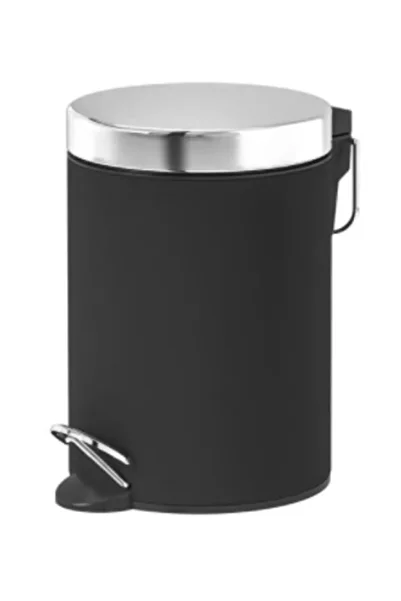 IKEA Small Size Trash Can Dark Gray 24 cm Bathroom Trash Can 3 Lt