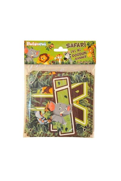 eğlencemarketi Safari Good - Birthday Set
