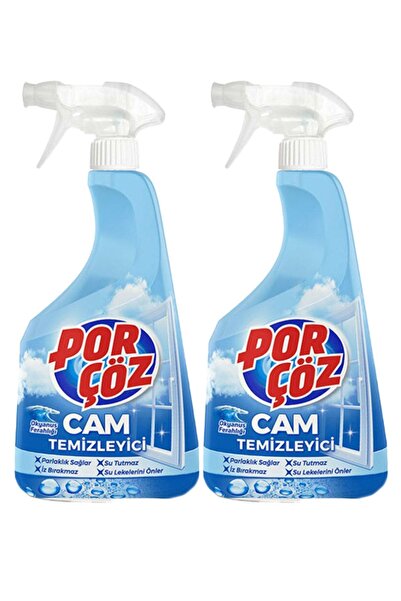Porçöz Cam Temizleyici Sprey Okyanus Ferahlığı 2'li (2X500 ML)