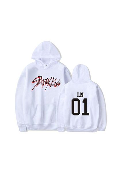 MAGORS Straykids 3 Thread Oversize Hooded Sweatshirt - Members Embroidered Printed