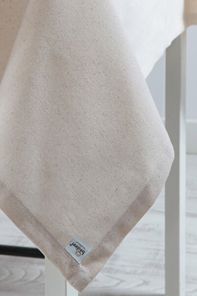 Bedinn Natural Tablecloth Plain Cotton Linen Authentic