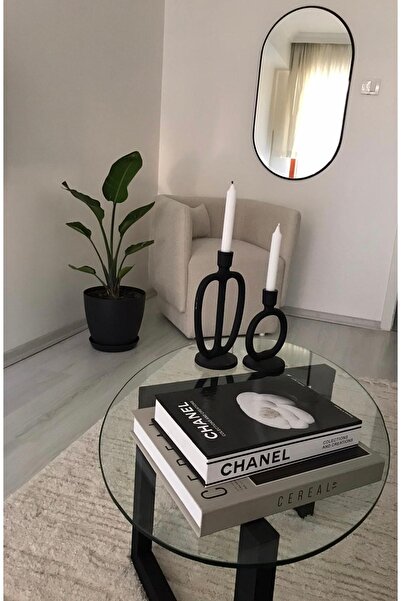 Avşar Dekorasyon Orta Cam Sehpa