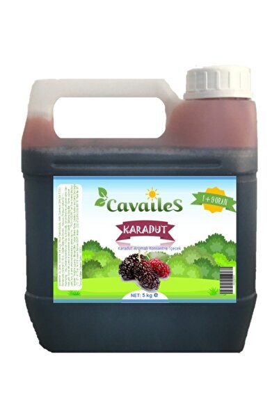 Cavailes Cavaliers Konsantre Karadut Aromalı Içecek Şurup (5 KG)