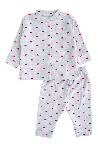 Oz Baby Patterned Cotton Baby Pajama Set - Baby Girl and Boy Sets