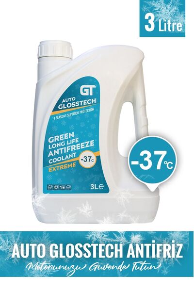 AUTOKAMA Auto Glosstech Car Coolant Green Antifriz - 37°C – 3 Litre