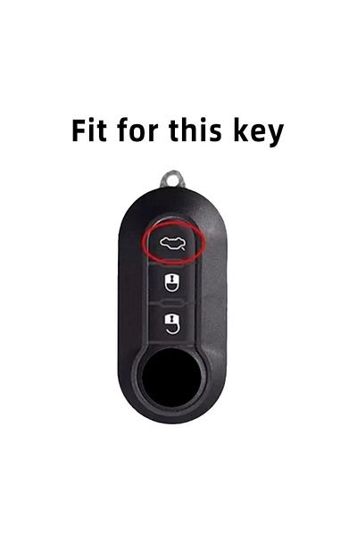 emii auto spare parts Fiat LANCiA PEUGEOT CiTROEN - Red-Case Key Case