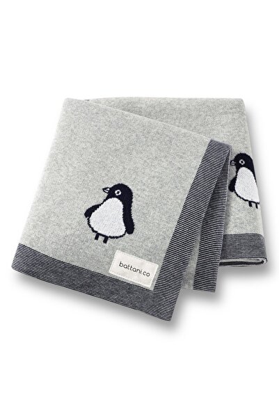 Battani.Co بطانية أطفال محبوكة من التريكو للفتيات والأولاد مقاس 85 سم × 85 سم...