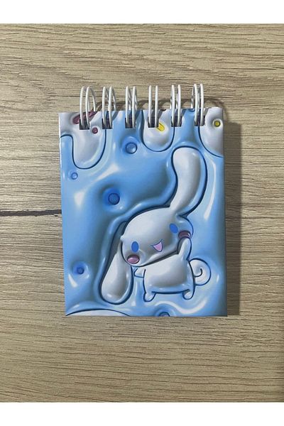 Cuppy Box Sanrio Cinnamoroll Mini 3D Print Cover Notepad 50 Sheets