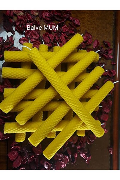 Beeswax Mum Şamdan Balmumu 16adet Sarma