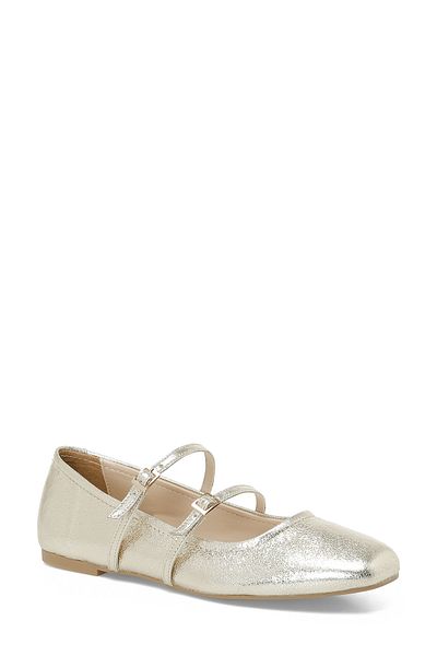 Butigo 24K-1009 4Pr Gold Women's Ballerinas