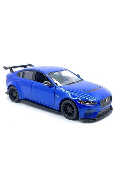 Kinsmart لعبة سيارة جاكوار Xe Sv Project 8 (أزرق).