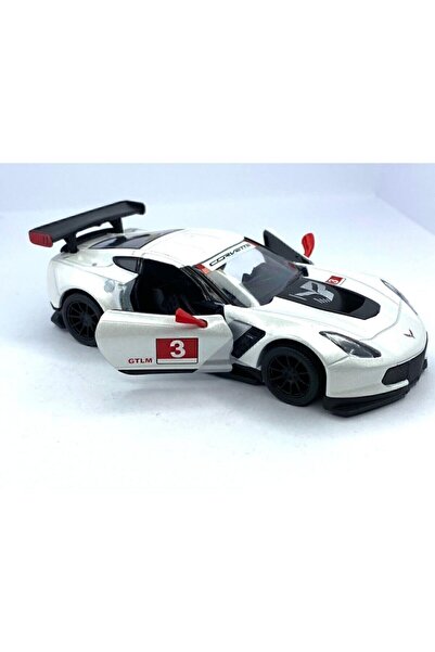 Kinsmart 2016 Corvette C7.r Çek Bırak 5inch. Lisanslı Model Araba , Oyuncak Araba 1:36