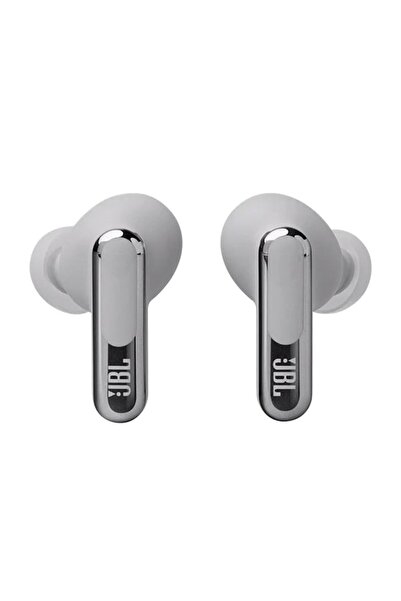 JBL LIVE BEAM 3 Căști true wireless cu anulare a zgomotului, cu design închis, Argintiu