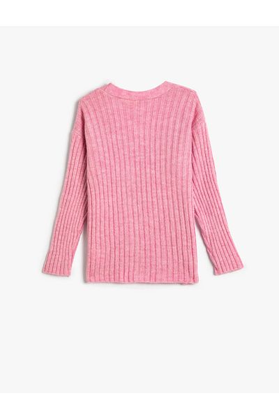 Koton Rosa Strickjacke für Mädchen – 4WKG90025AT