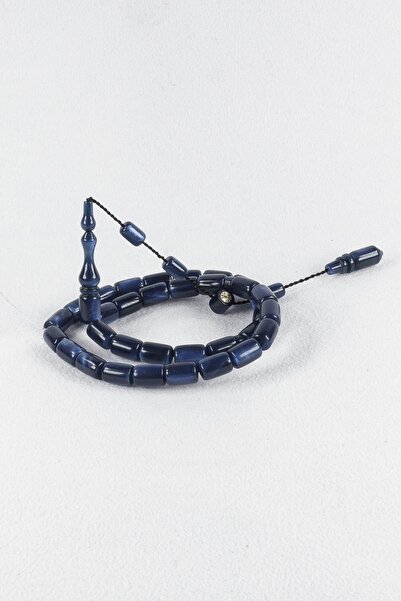 Tesbih Kardeşliği Mesut Elma Usta Işçilikli Imzalı Simli Sıkma Kehribar Tesbih