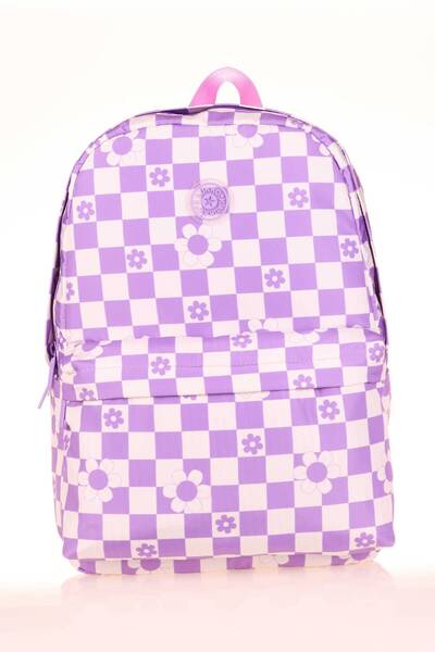 KAUKKO Lilac Papatya Nature Soft Backpack - K1715
