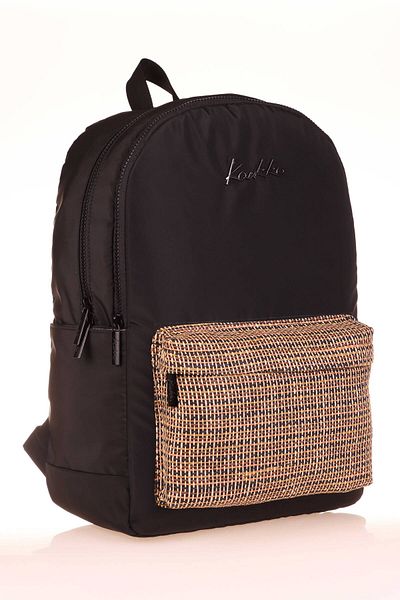 KAUKKO Rucsac din răchită neagră - K1716