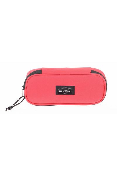 KAUKKO Special Compartment Pencil Bag Coral K2367