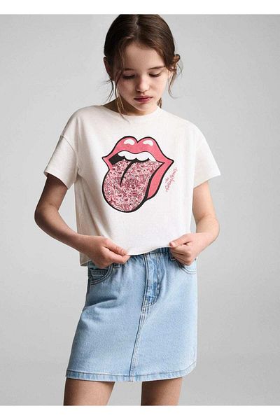 MANGO Kids Μπλουζάκι The Rolling Stones