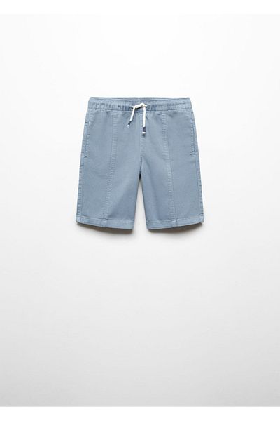 MANGO Kids Bavlněné šortky s elastickým pasem