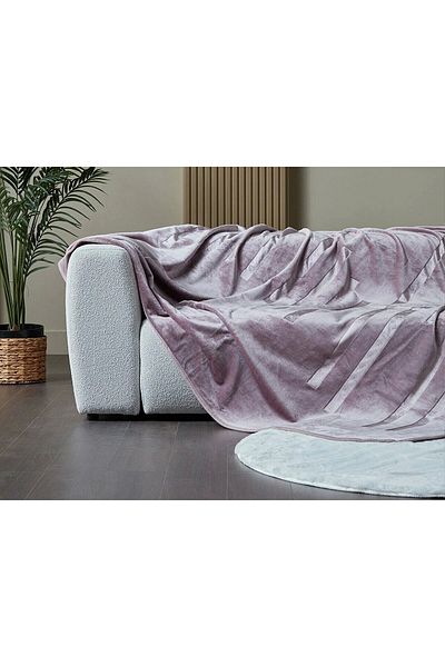 Doqu Home Perlına Blanket Embos - Double Powder
