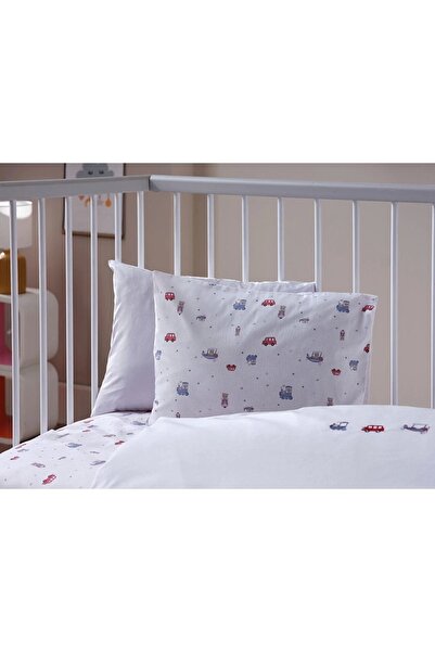 Doqu Home Embroidered Baby Bedding Set Baby Car Baby - White