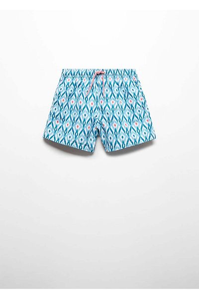 MANGO Kids Badeanzug mit Ikat-Muster