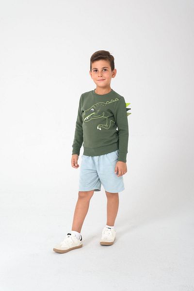 Kyron Hanorac cu model de dinozaur pentru băiat