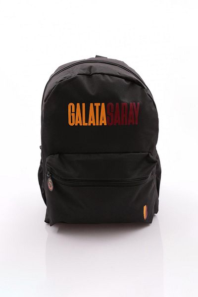Galatasaray 24566 Κίτρινο Κόκκινο Τυπωμένο - Μαύρο Σακίδιο πλάτης
