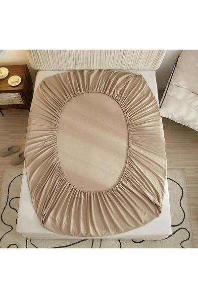 Good Morning طقم ملاءة مطاطية من قماش Ranforce وغطاء وسادة مزدوج - فردي 120x200