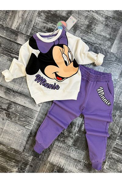 öykümgaleria Girl's Seasonal Minnie Top and Bottom Set