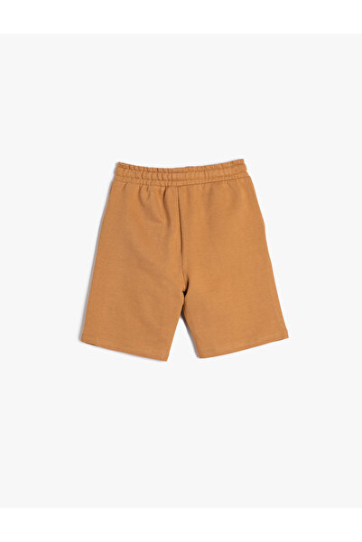 Koton Şort Beli Bağlamalı Cepli Pamuklu
