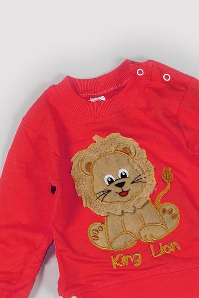 Peki 5-piece Cotton Lion KingLeonKing Nakislı Children's Gift Set - Fan 14568