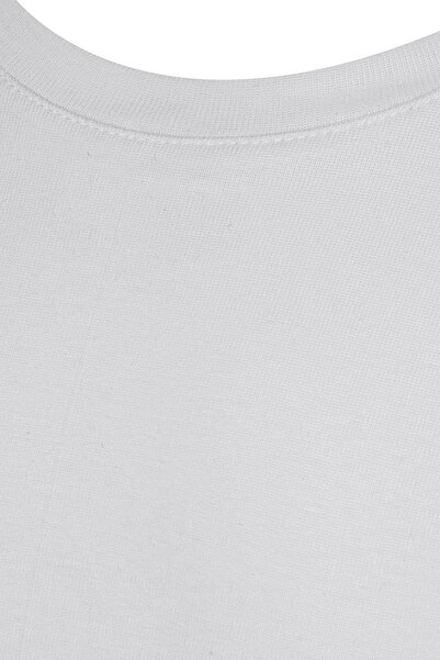 FSM1453 Boy's Cotton Ribbed Crew Neck Sleeve Colored Undershirt 6 Pcs -211