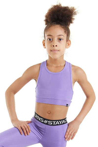 Colorinas Betty Plain Crop Tank Top