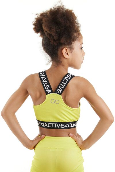 Colorinas Rămâneți activ Neon Crop Top