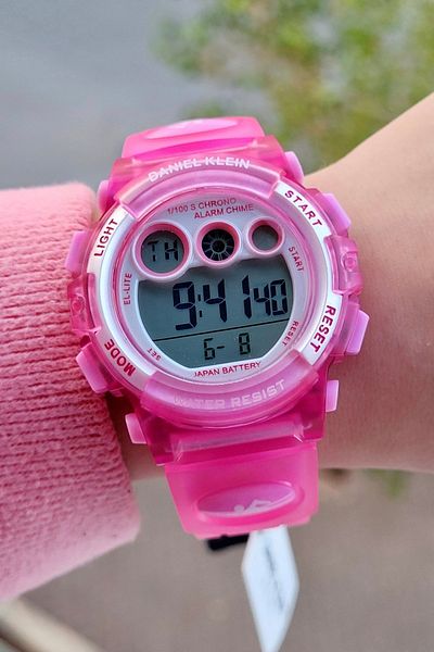 Daniel Klein Pink Color 6 Different Light 5 Atm Children's Wristwatch