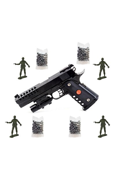 Ayyıldız Oyuncak Power Lazerli Boncuk Atan Oyuncak Tabanca + 4 Paket Boncuk +...