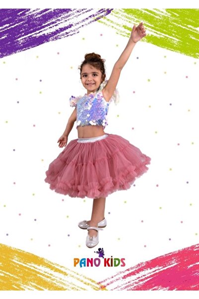 Pano Kids Patiska Nostalji Karnaval Tütü Etek Sadece Etek