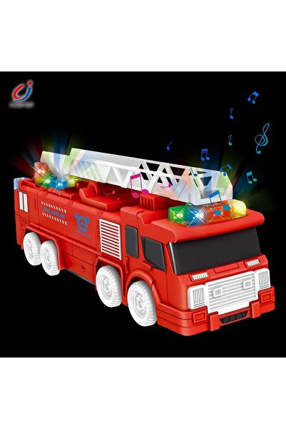 Shem Transformers Robota Dönüşen İtfaiye Araba Sesli Işıklı