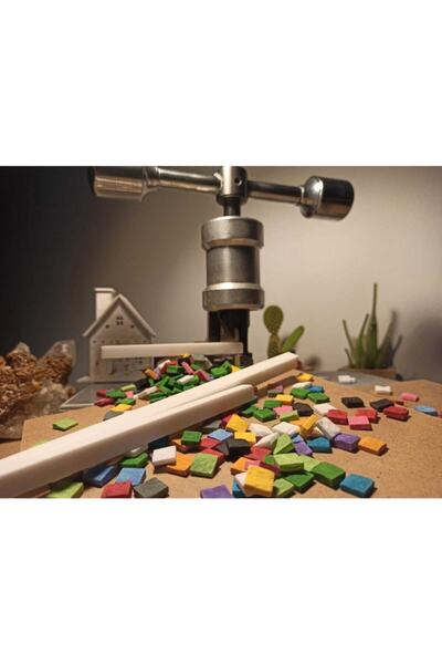 Pinhan Tasarım Bob Marley Doğal Taş Pixel Mozaik Tablo