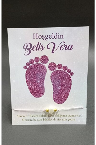 sandal hediyelik Kişiye Özel Isimli Şans Bilekliği Doğum Günü,yaşgünü,yenidoğ...