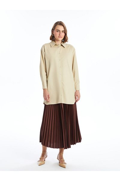 LC Waikiki Cămașă de damă oversize simplă tunică