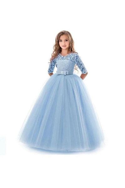 Mashotrend Lace Evening Dress Tarlantan Children's Dress - Lace Dress Graduation Dress